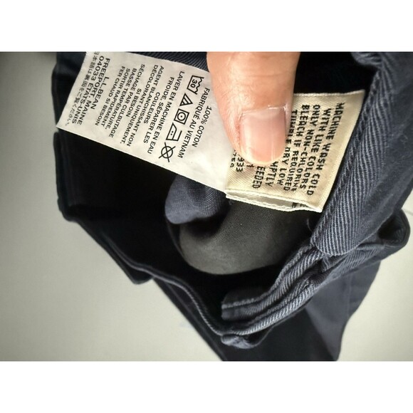 L.L. Bean Original Fit Shorts Womens 4 Blue 100% Cotton Twill Flat Front Casual - Picture 3 of 9